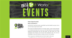 Desktop Screenshot of myitworksevents.com