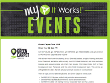 Tablet Screenshot of myitworksevents.com